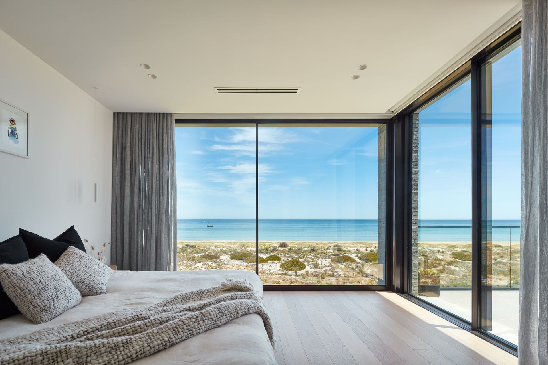Master bedroom | Tennyson Residence by Enzo Caroscio Architects