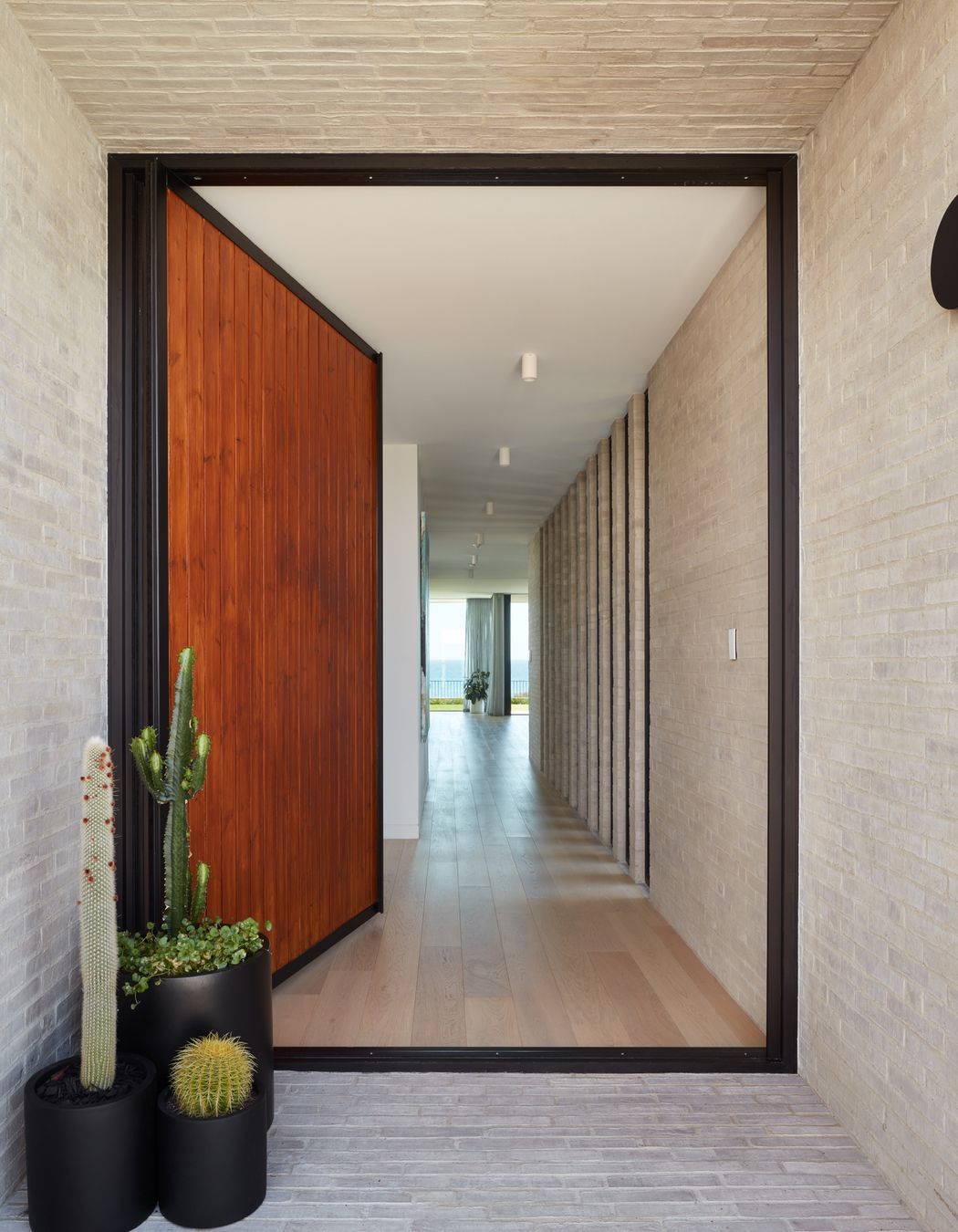 The entrance at the rear of the property | Tennyson Residence by Enzo Caroscio Architects