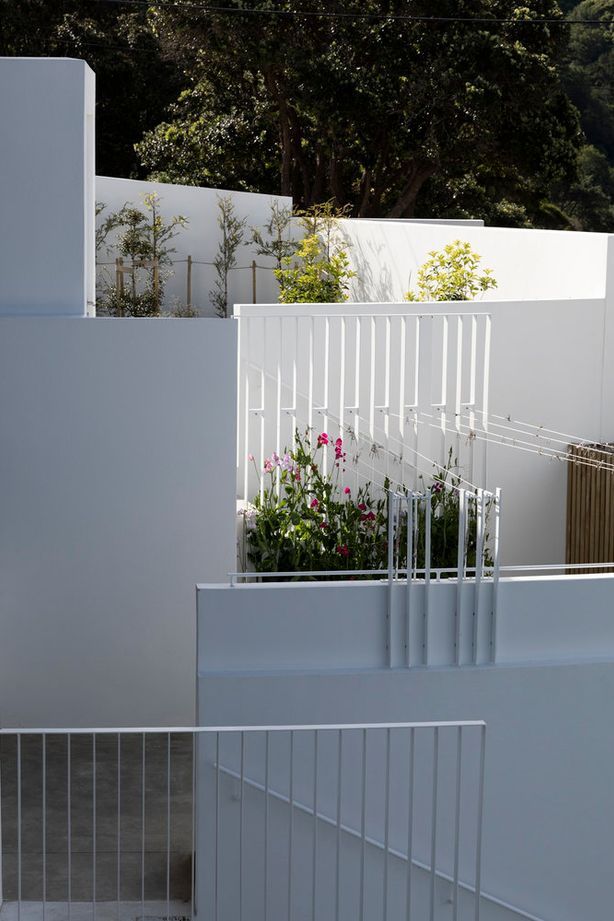 Cleverly designed washing lines in Parsonson Architects' Salmont Place apartments are both discreet and in keeping with the architecture.
