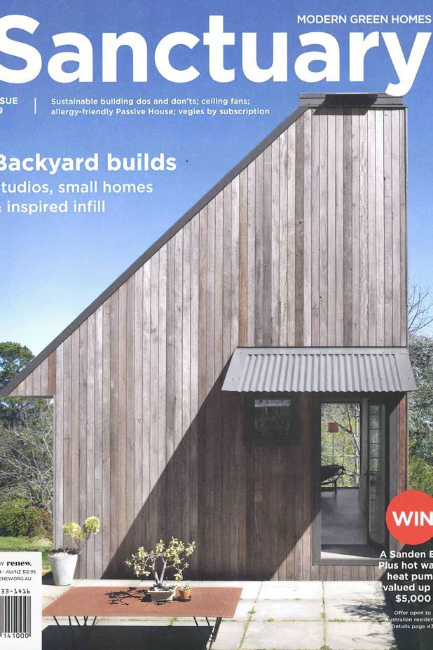 Great to see our Blue Mountains Studio on the front cover of Sanctuary Magazine.