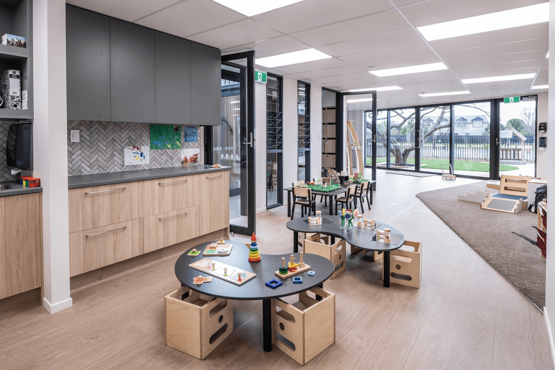 The client imagined a one-of-a-kind space that hosts a connection with nature first and foremost, presenting a raw environment filled with opportunities for sensory-rich play.