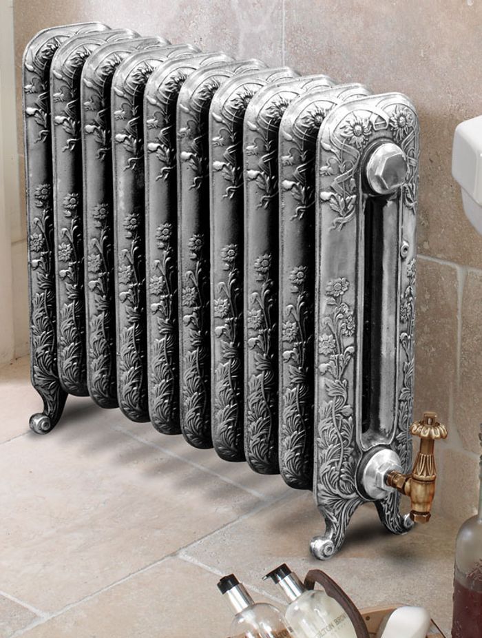 The Montpellier Cast Iron Radiator from Paladin is a great example of natural design elements blending with technology.