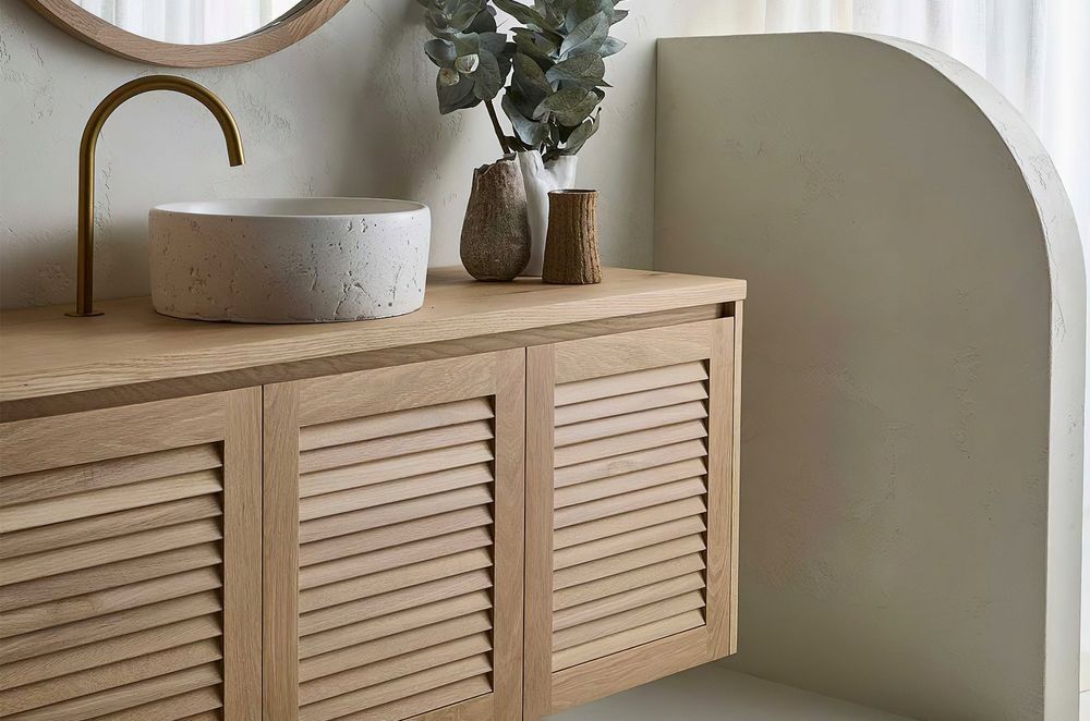 A coastal style that would right at place in the Hamptons with the Keys Vanity