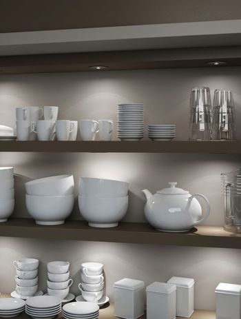 LED lights, like those featured in Magic Lighting
by Hettich are infinitely versatile for all sorts of applications.