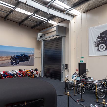 New workshop high-speed doors for a high-end car museum