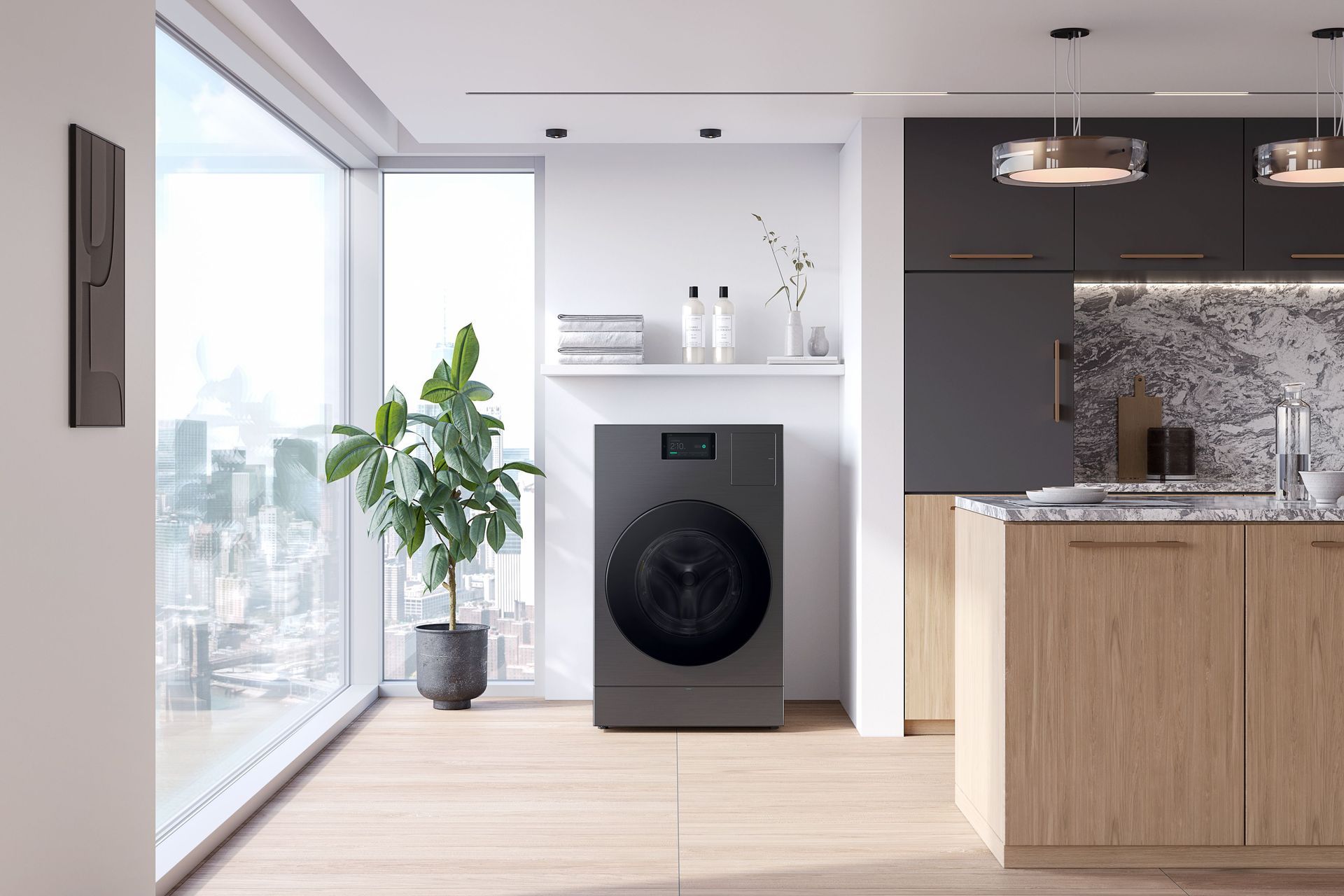 Samsung's washer-dryer combos are a great way to save space.