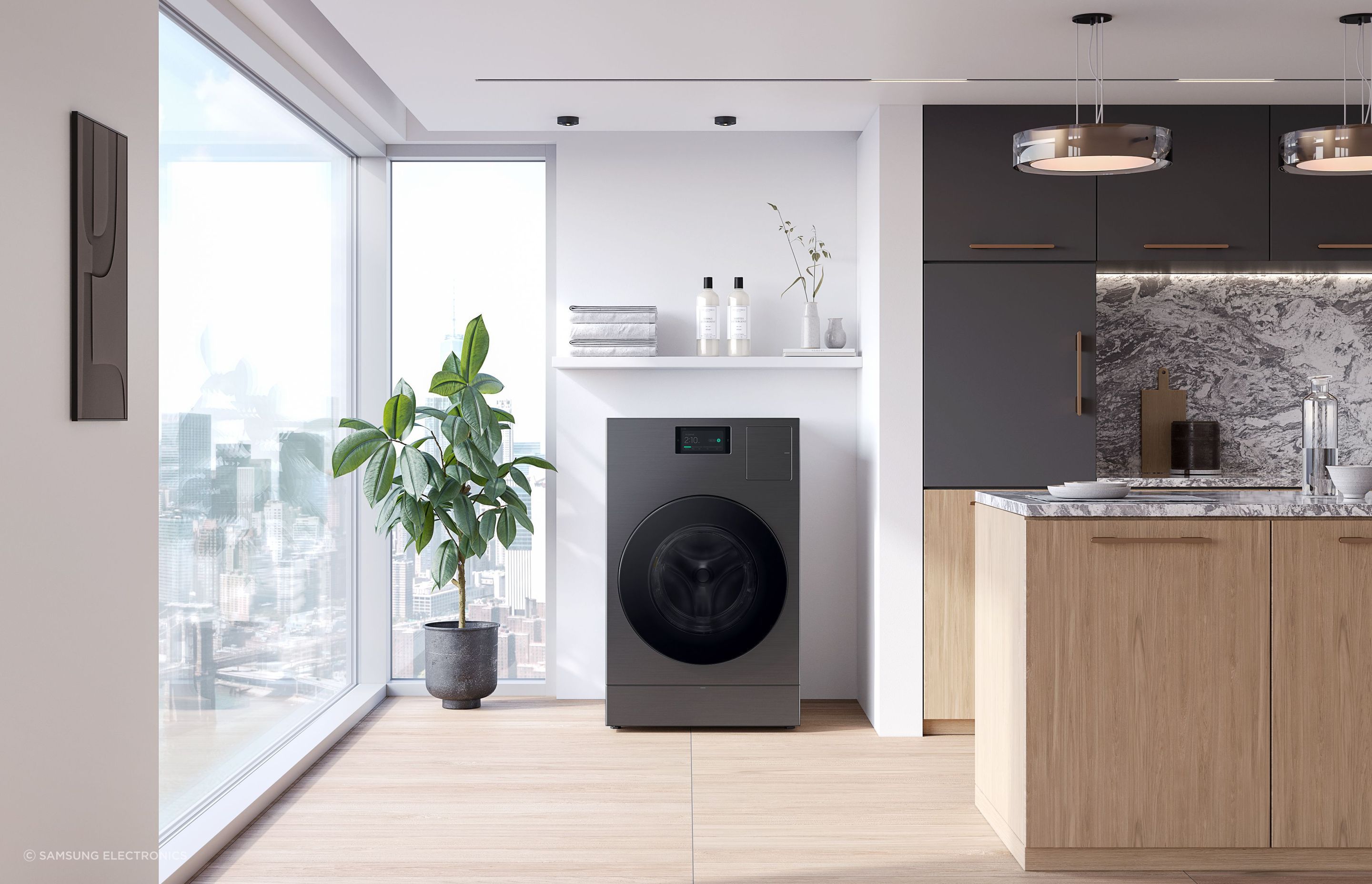 Samsung's washer-dryer combos are a great way to save space.