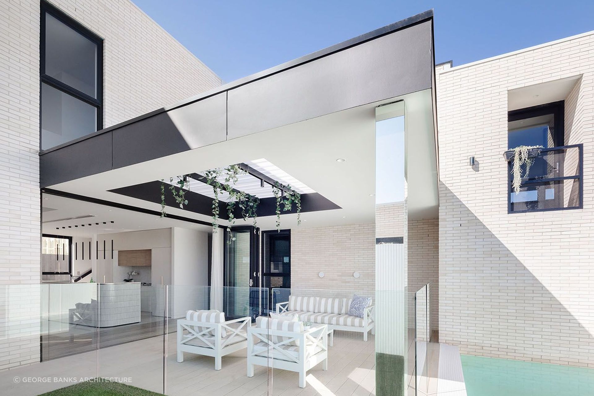 OP9 house is an immaculate white brick and mortar home that sits proudly in a newly-established neighbourhood - Photography: Katherine Lu