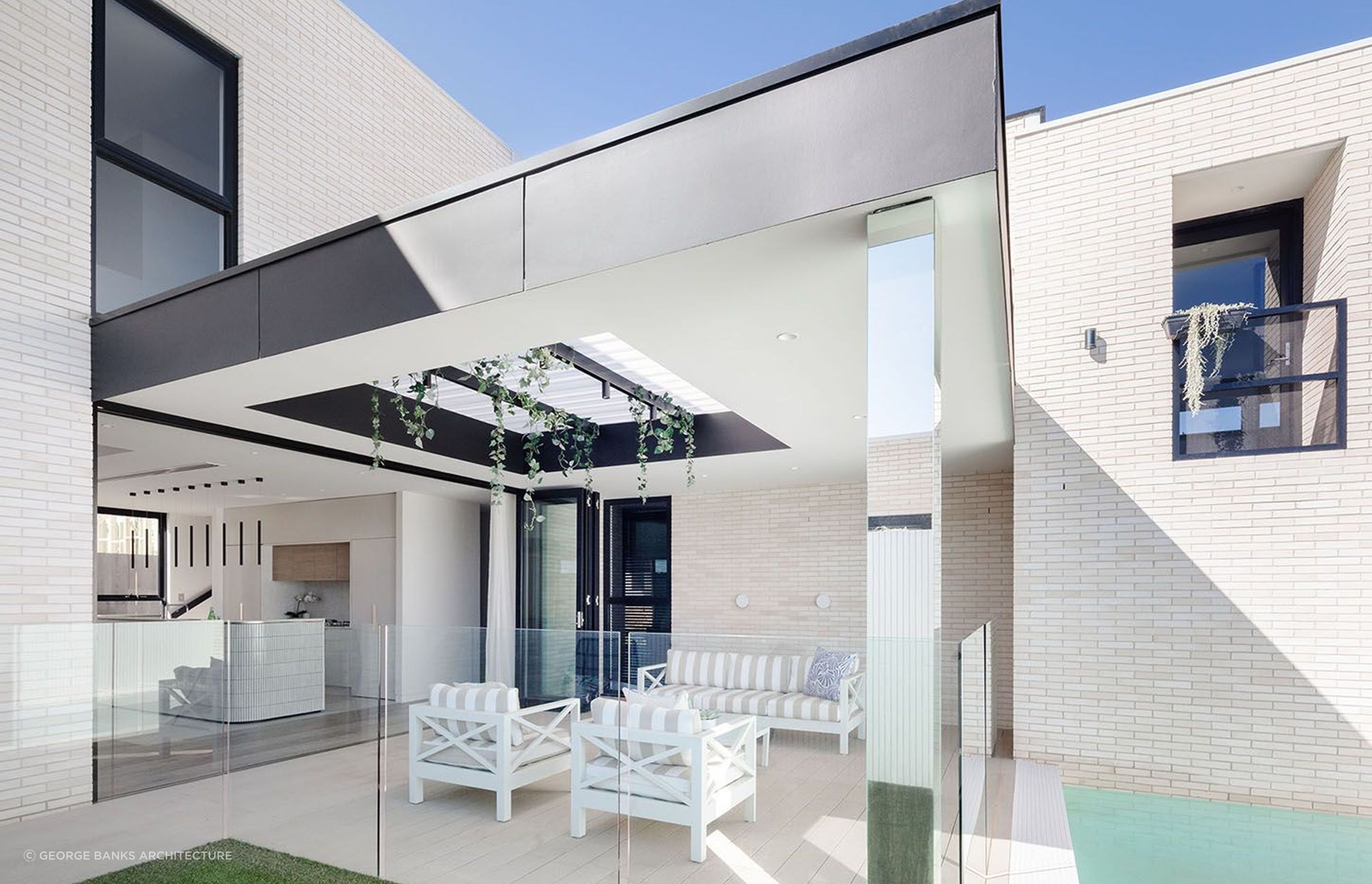 OP9 house is an immaculate white brick and mortar home that sits proudly in a newly-established neighbourhood - Photography: Katherine Lu