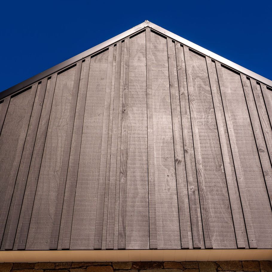 The timber cladding sustainably grown in New Zealand