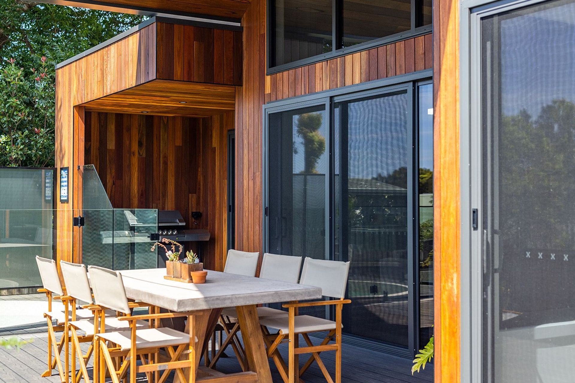The system comes in solid, durable Australian hardwood.