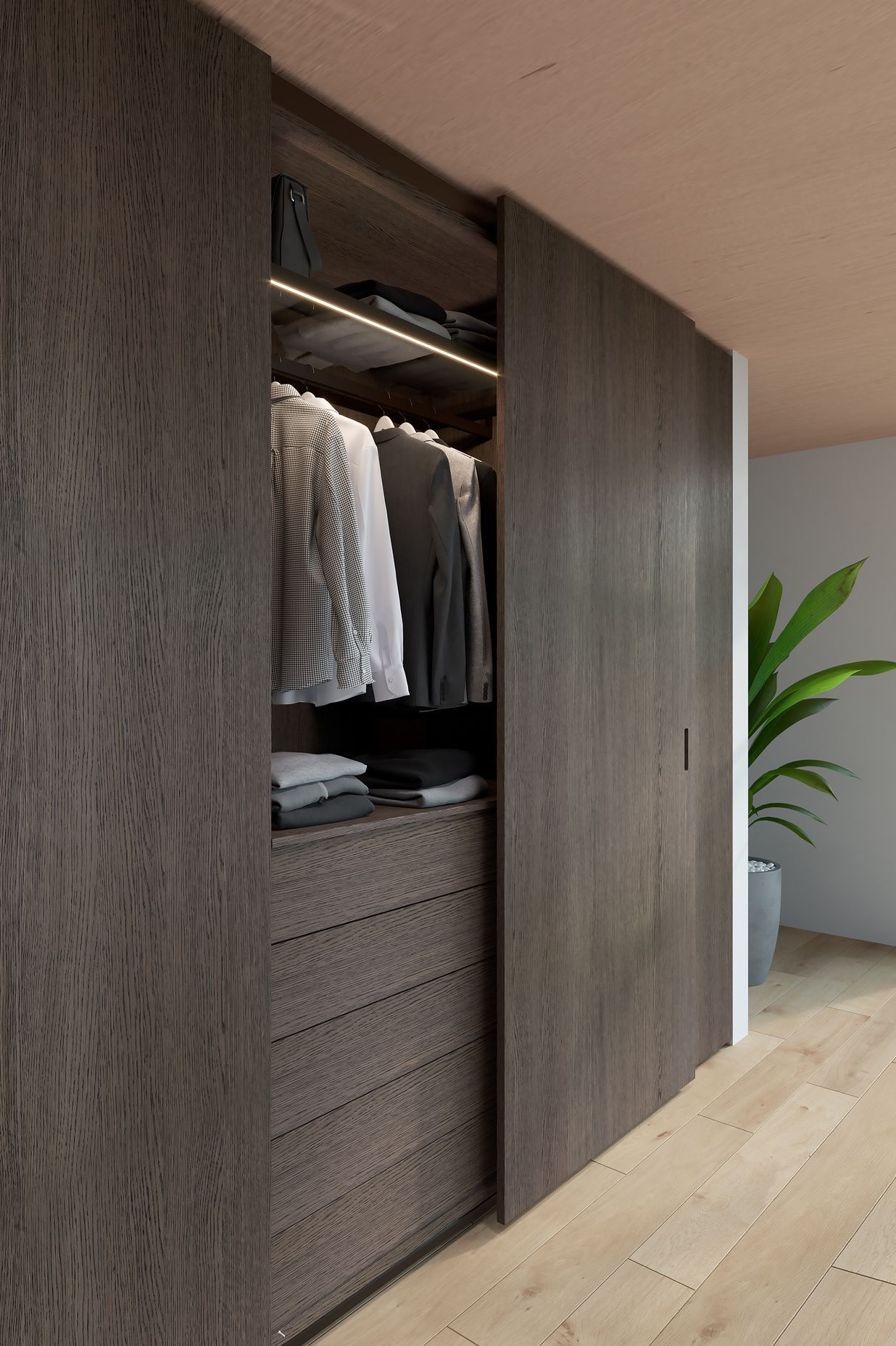 Cinetto Piano Coplanar Door System by Wilson & Bradley