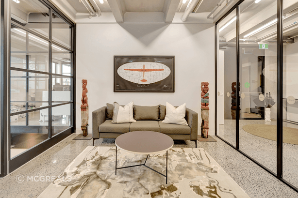 Using art that resonate with the company's values creates brand cohesion.