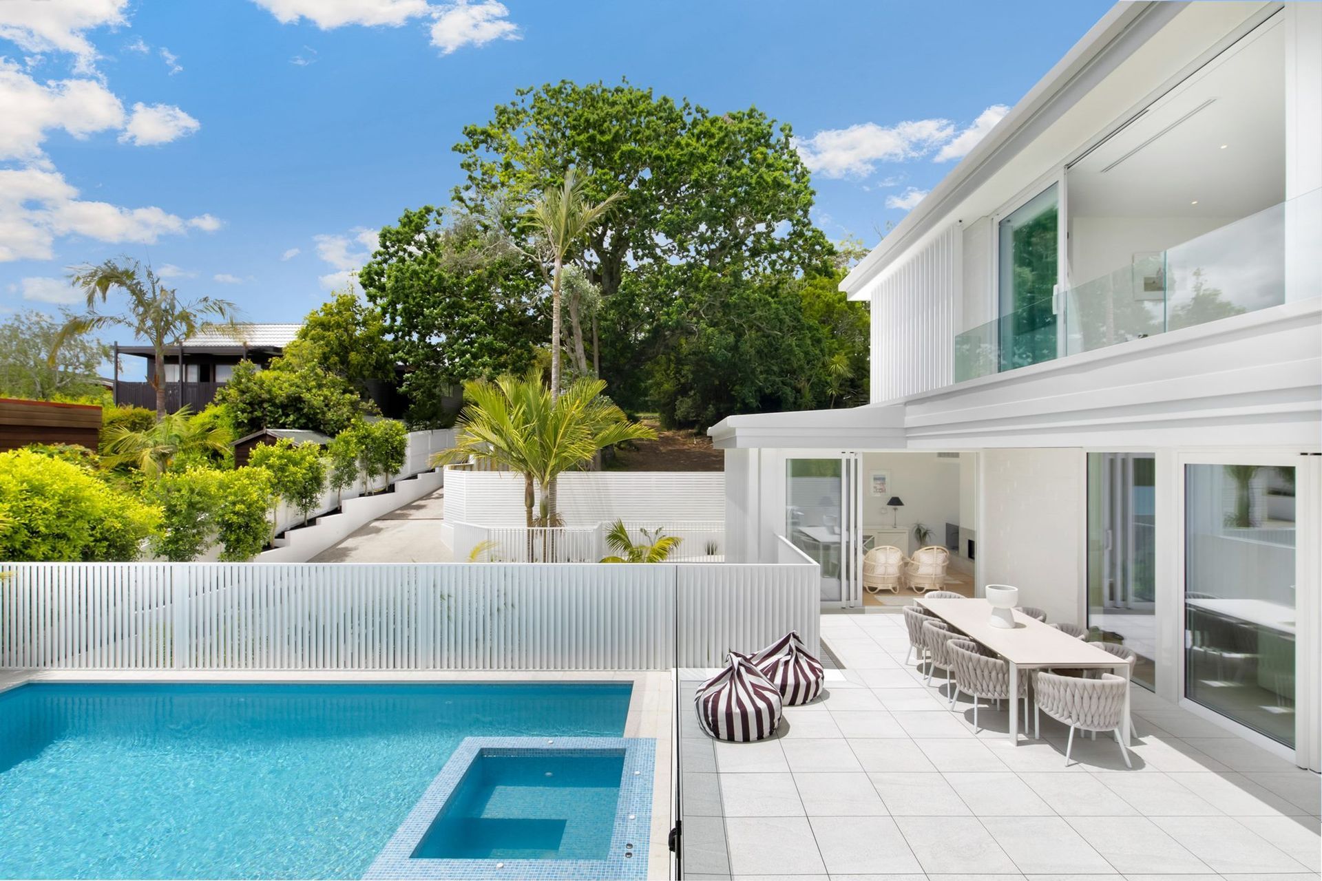 White Sands features a white finish with subtle black and grey marbling throughout.