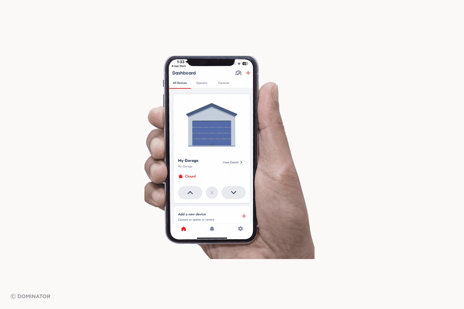The 'Smart' and 'Smart Pro' openers seamlessly integrate with smartphones via a downloadable application, available for both iOS and Android devices. Once installed, it can be connected to Wi-Fi to communicate with the garage door opener and control its operation remotely.