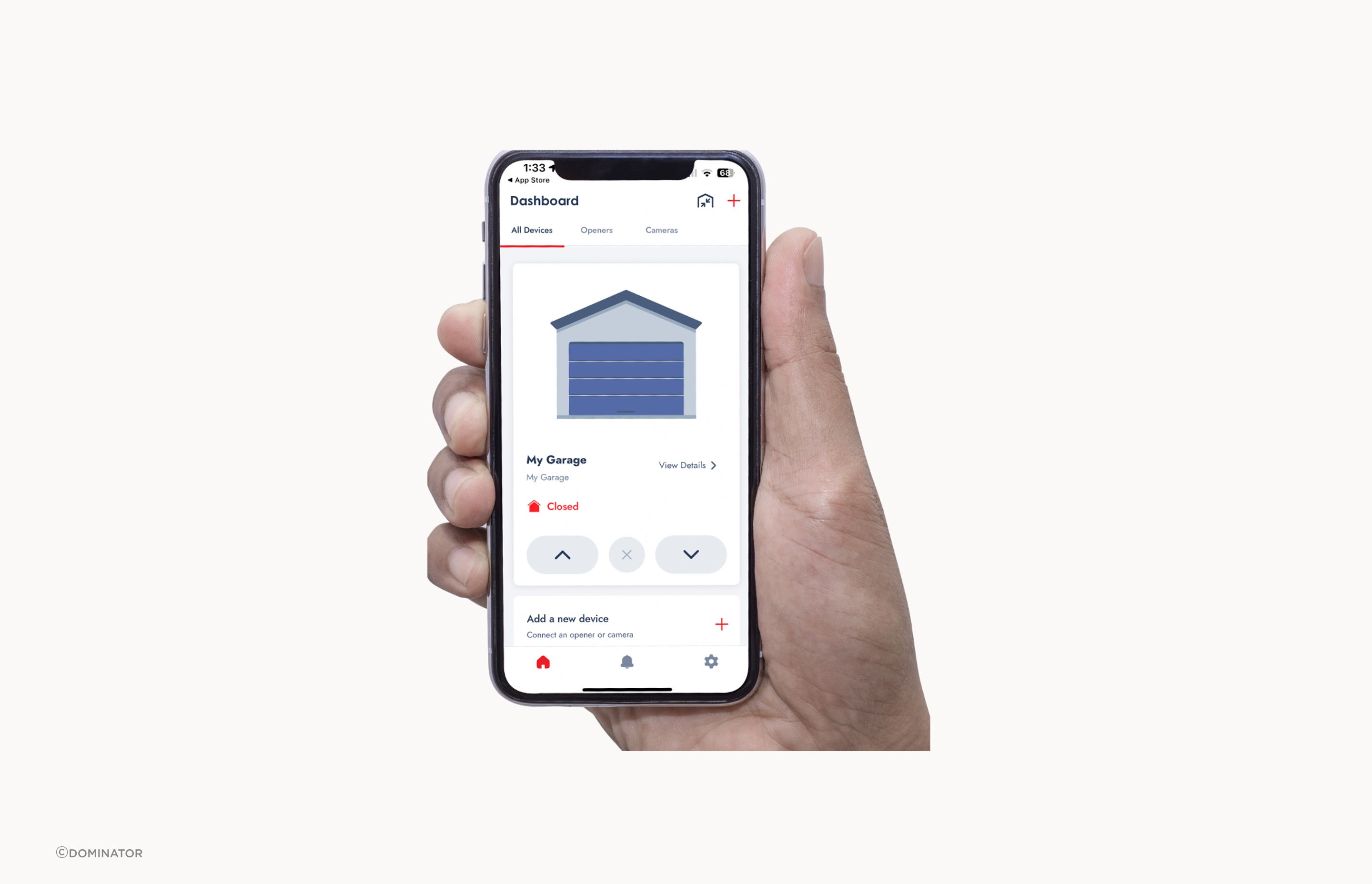 The 'Smart' and 'Smart Pro' openers seamlessly integrate with smartphones via a downloadable application, available for both iOS and Android devices. Once installed, it can be connected to Wi-Fi to communicate with the garage door opener and control its operation remotely.