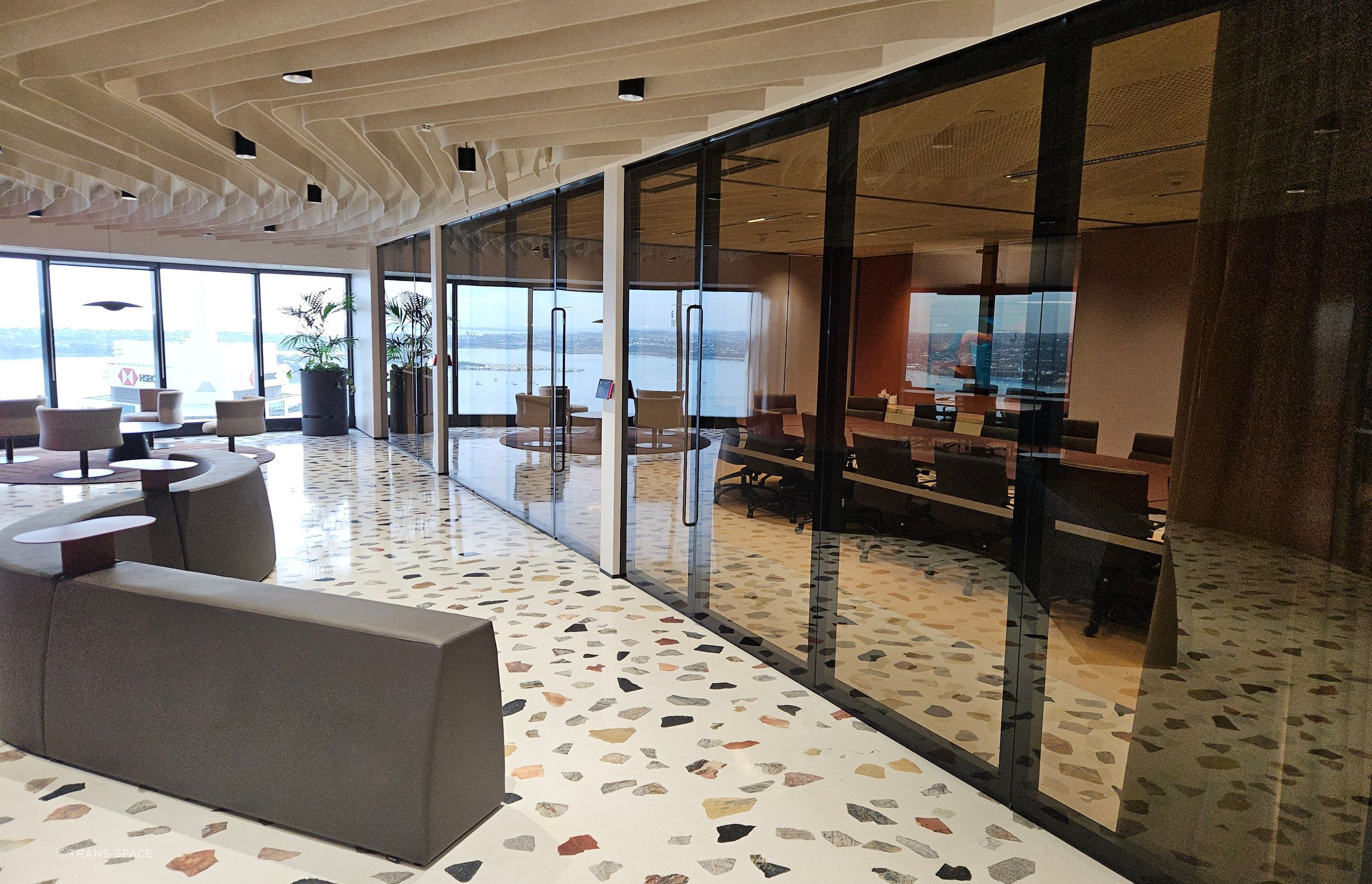 Trans-Space has a vast product range that has developed over the past 50 years to include acoustic sliders and automated operable walls.