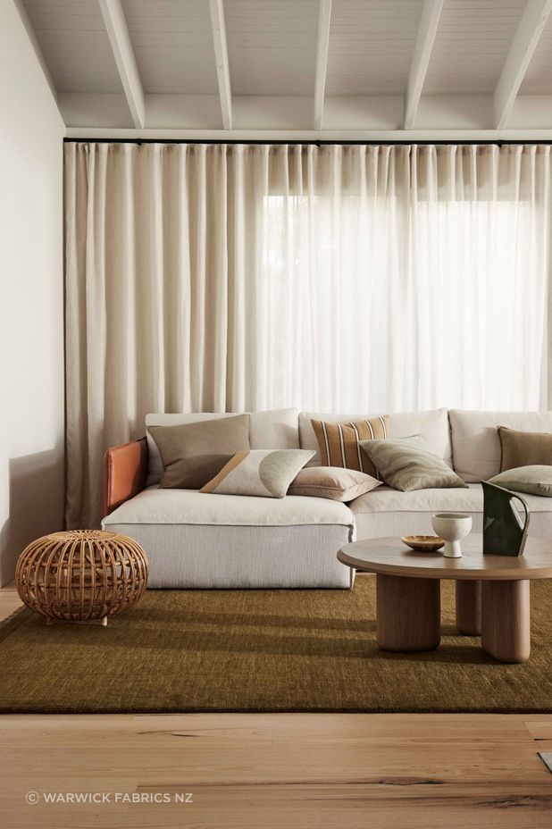 Custom window treatments are the finishing touch that ties a room together.
