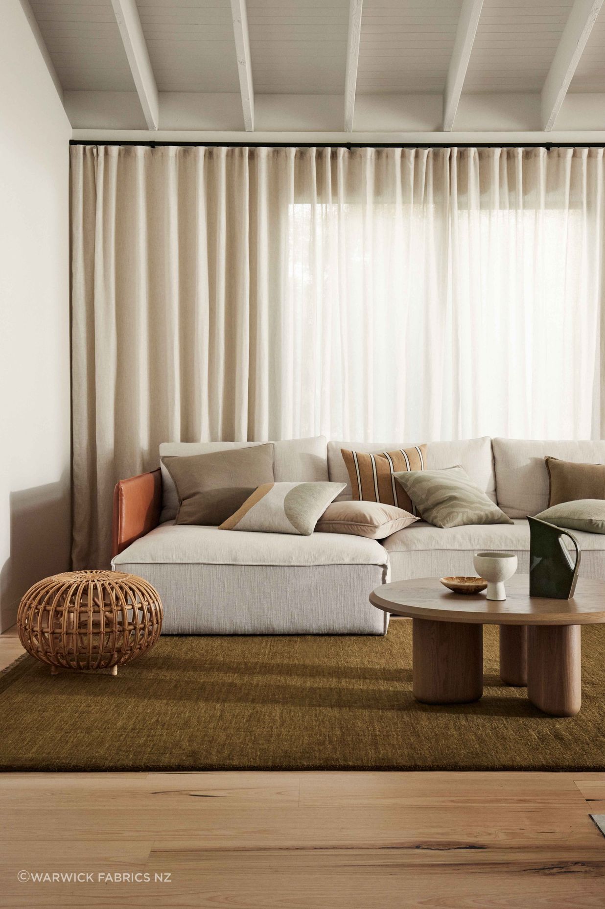 Custom window treatments are the finishing touch that ties a room together.