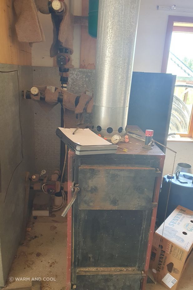 The original multi-fuel burner in a Dunedin home.