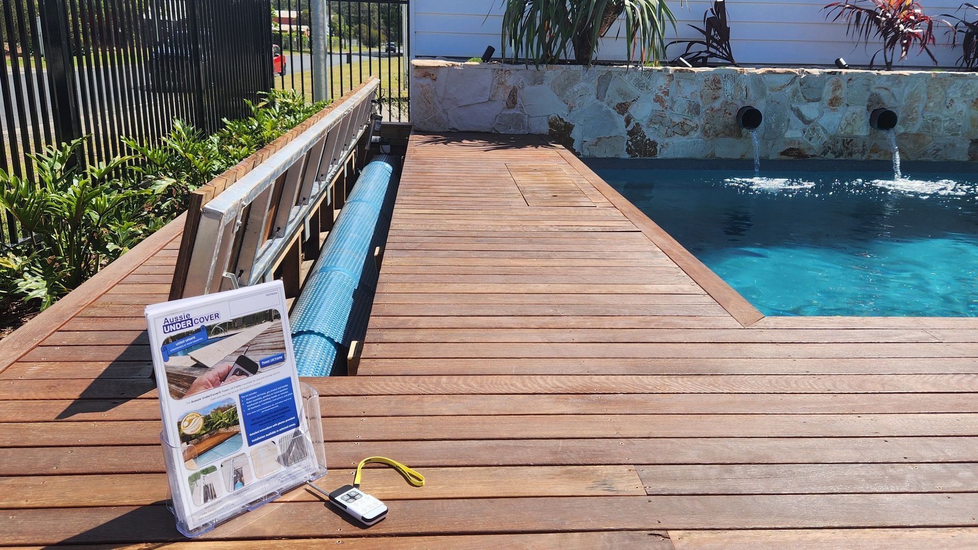 Power Lid Frame at Nowra Local Pools Display Centre video