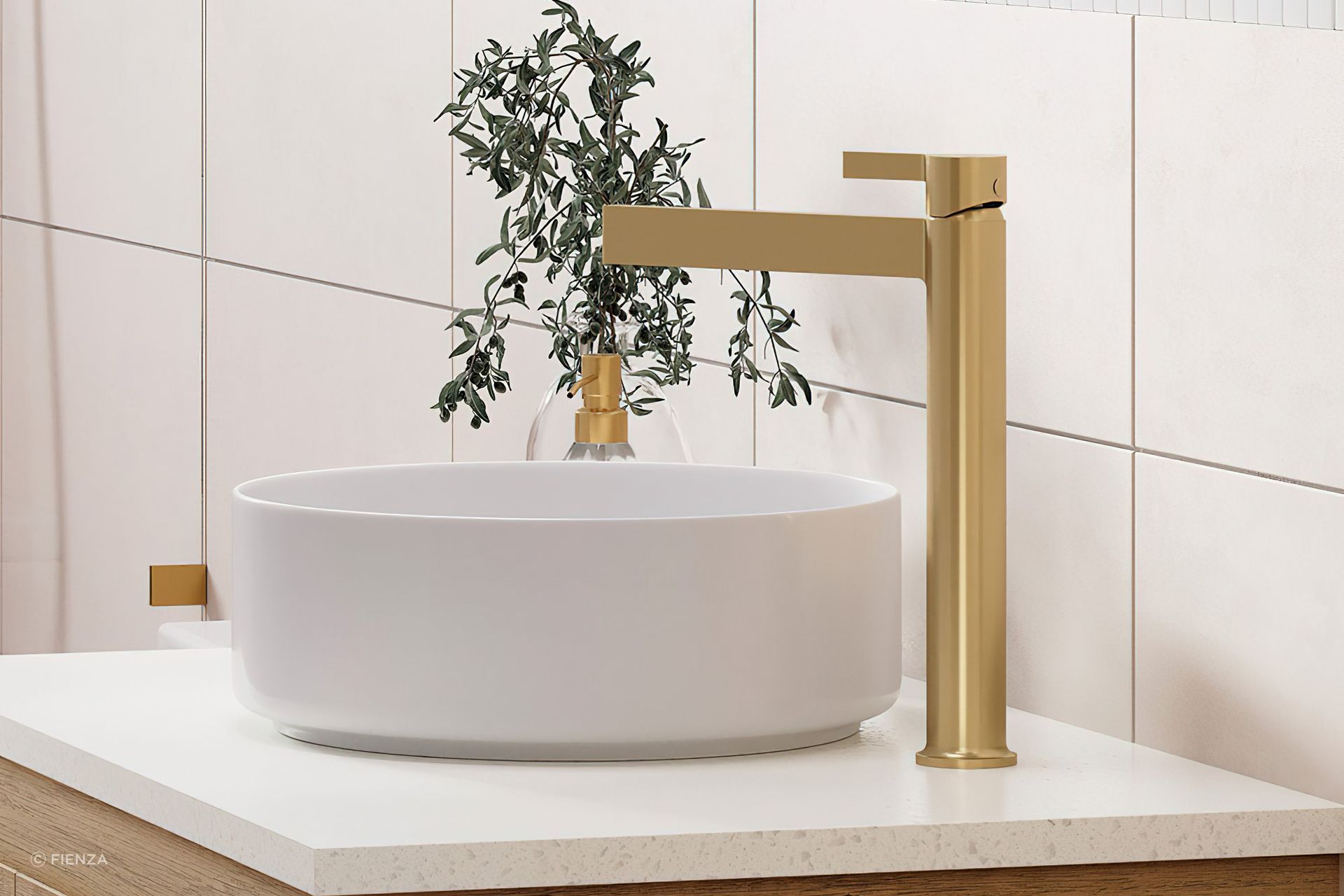 The Sansa Tall Basin Mixer combines the old with the new with immaculate style
