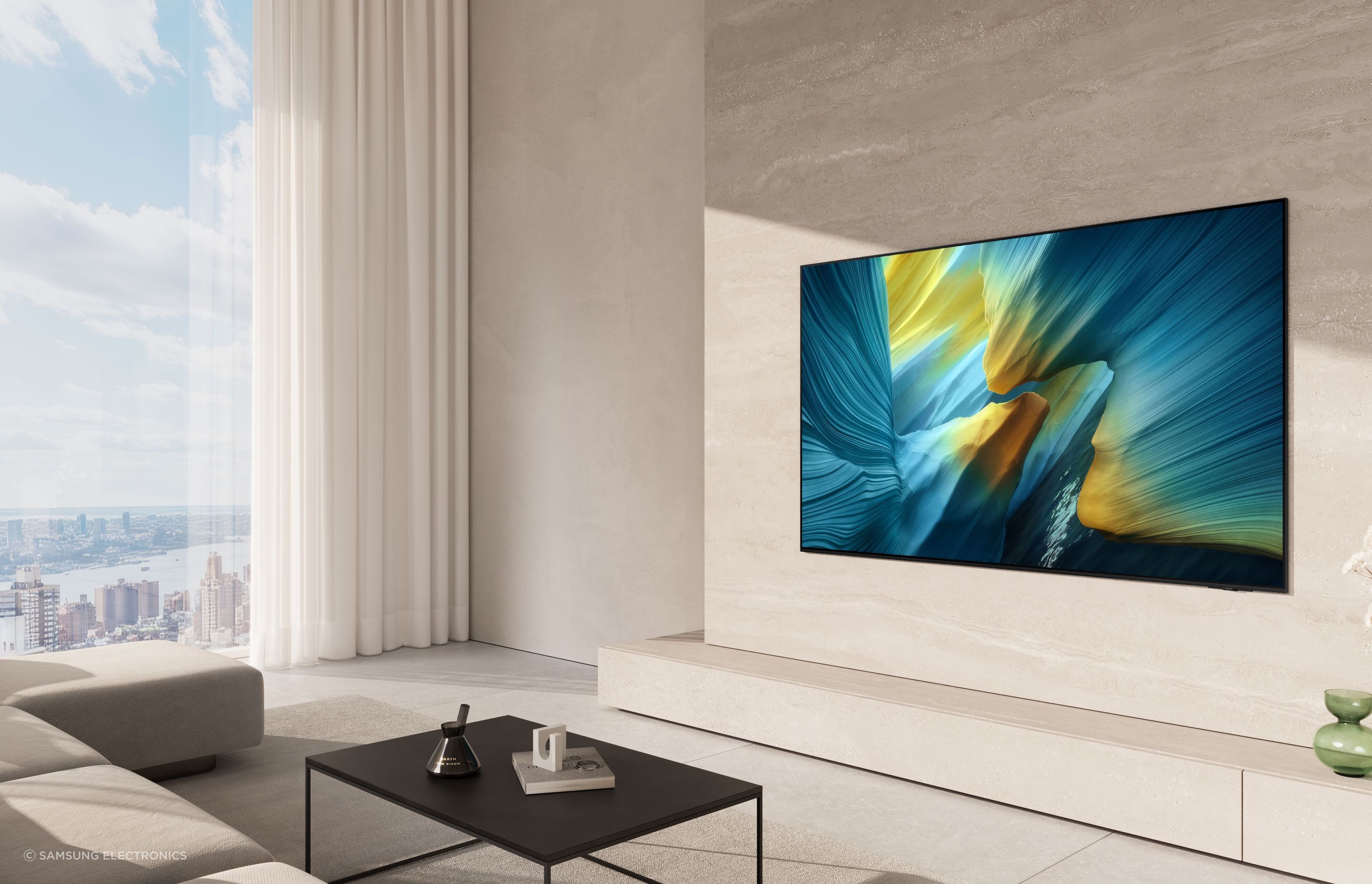 Samsung's latest OLED TVs are glare-free.