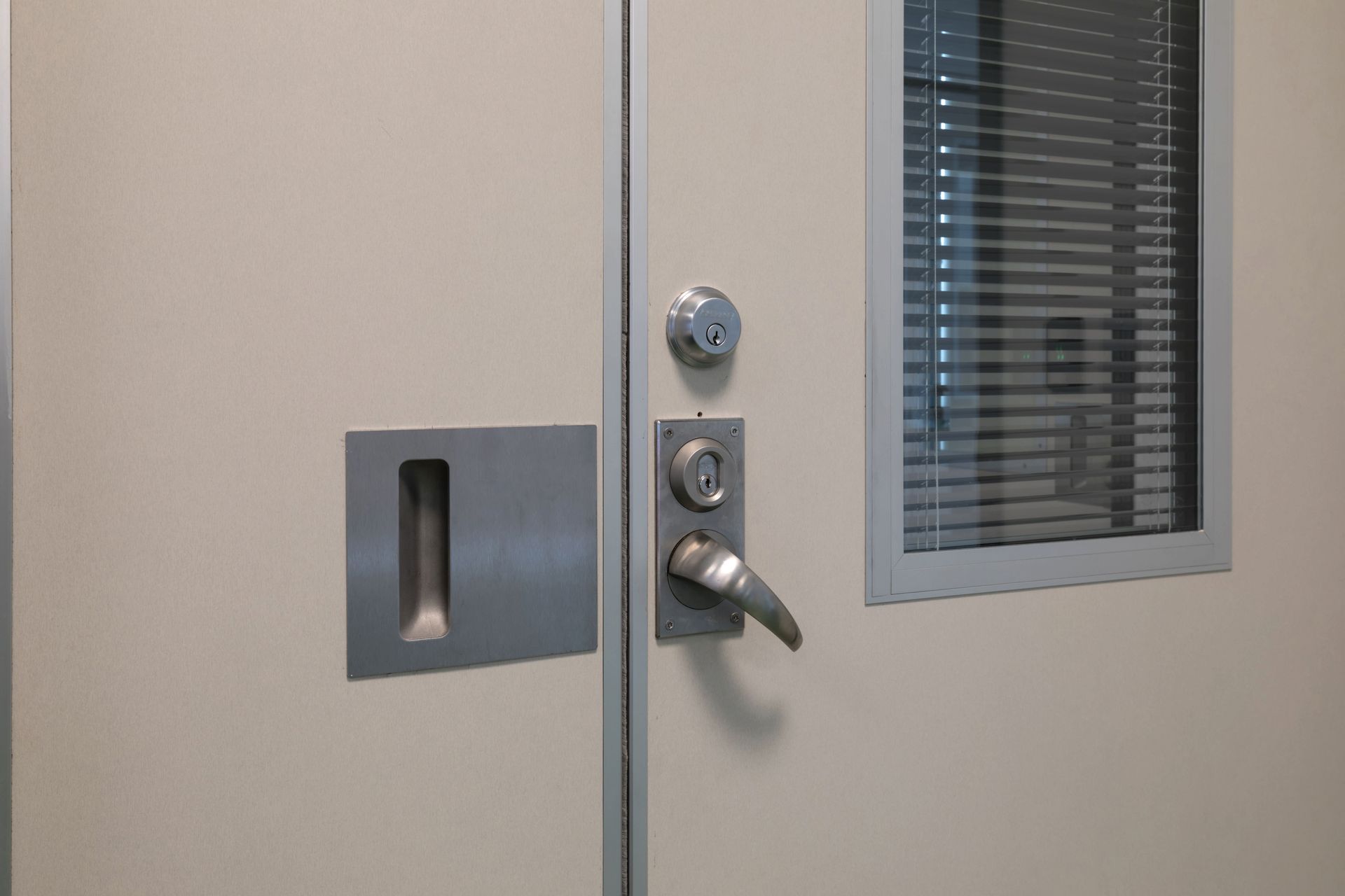 Commercial door hardware needs to be tougher and more robust than residential hardware due to the traffic demands on commercial spaces.