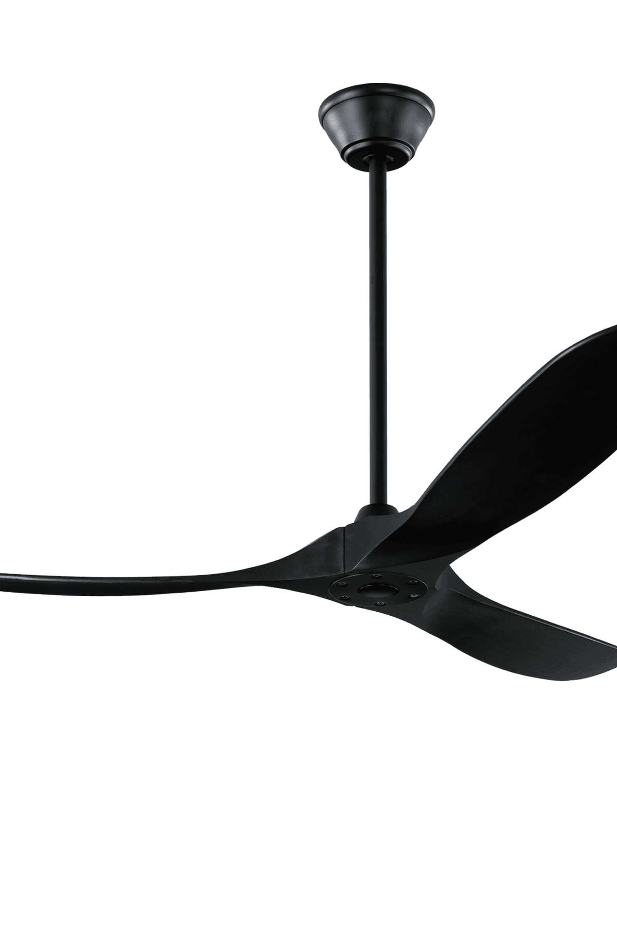 The handcrafted aerodynamic timber blade ensures optimal air displacement.