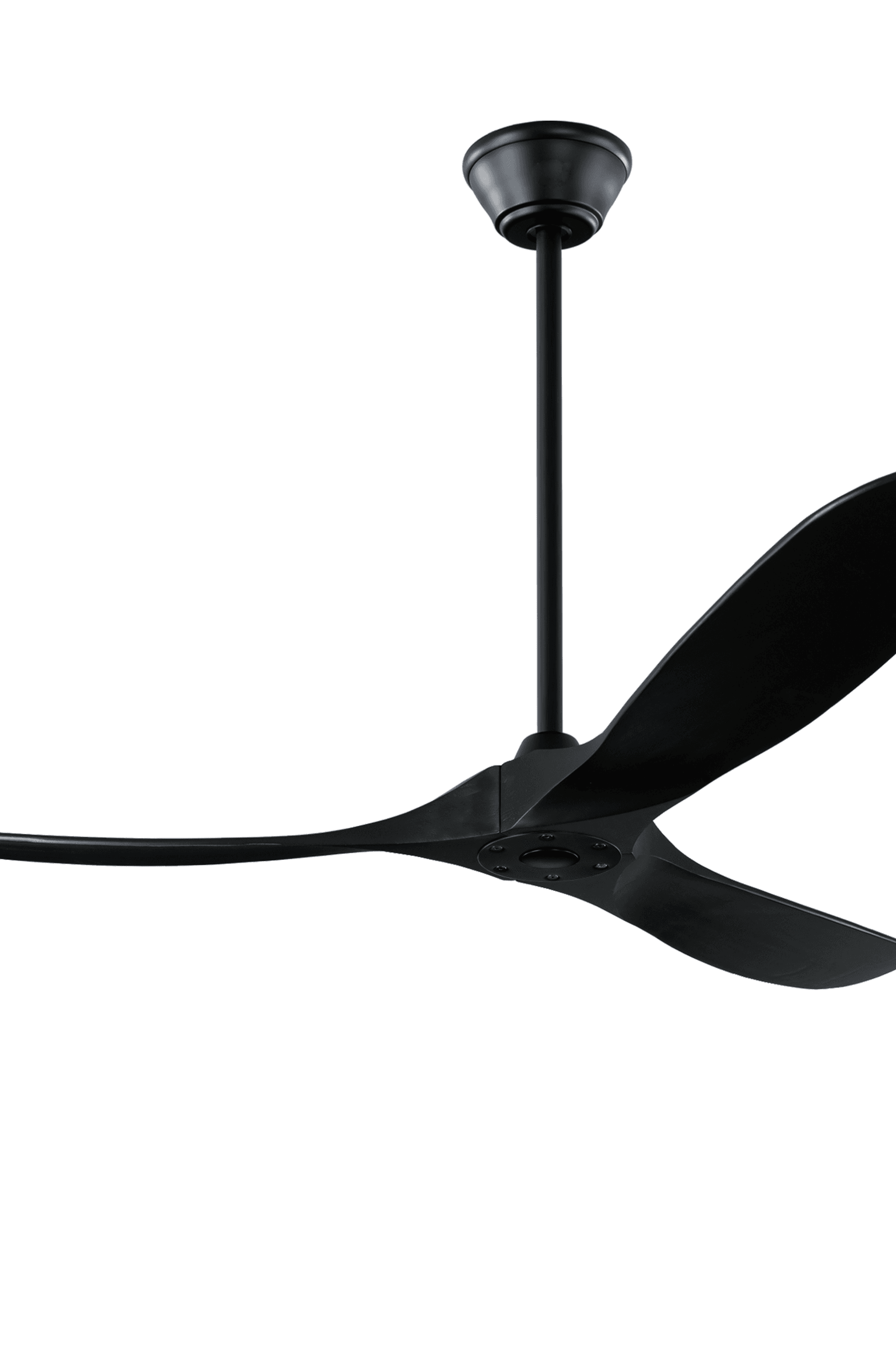 The handcrafted aerodynamic timber blade ensures optimal air displacement.