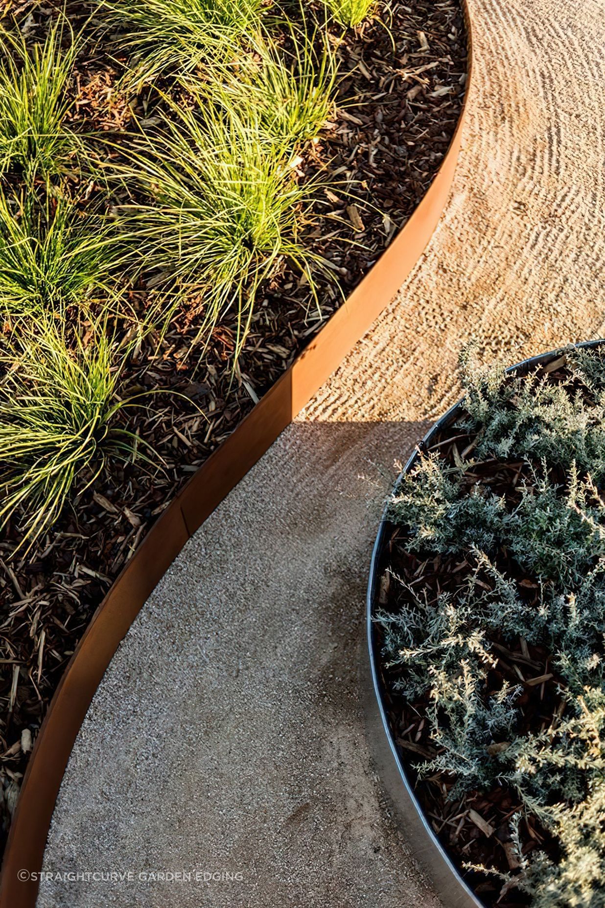 Straightcurve's Flex Garden Edging is simple to install, delivering a flawless, professional finish.