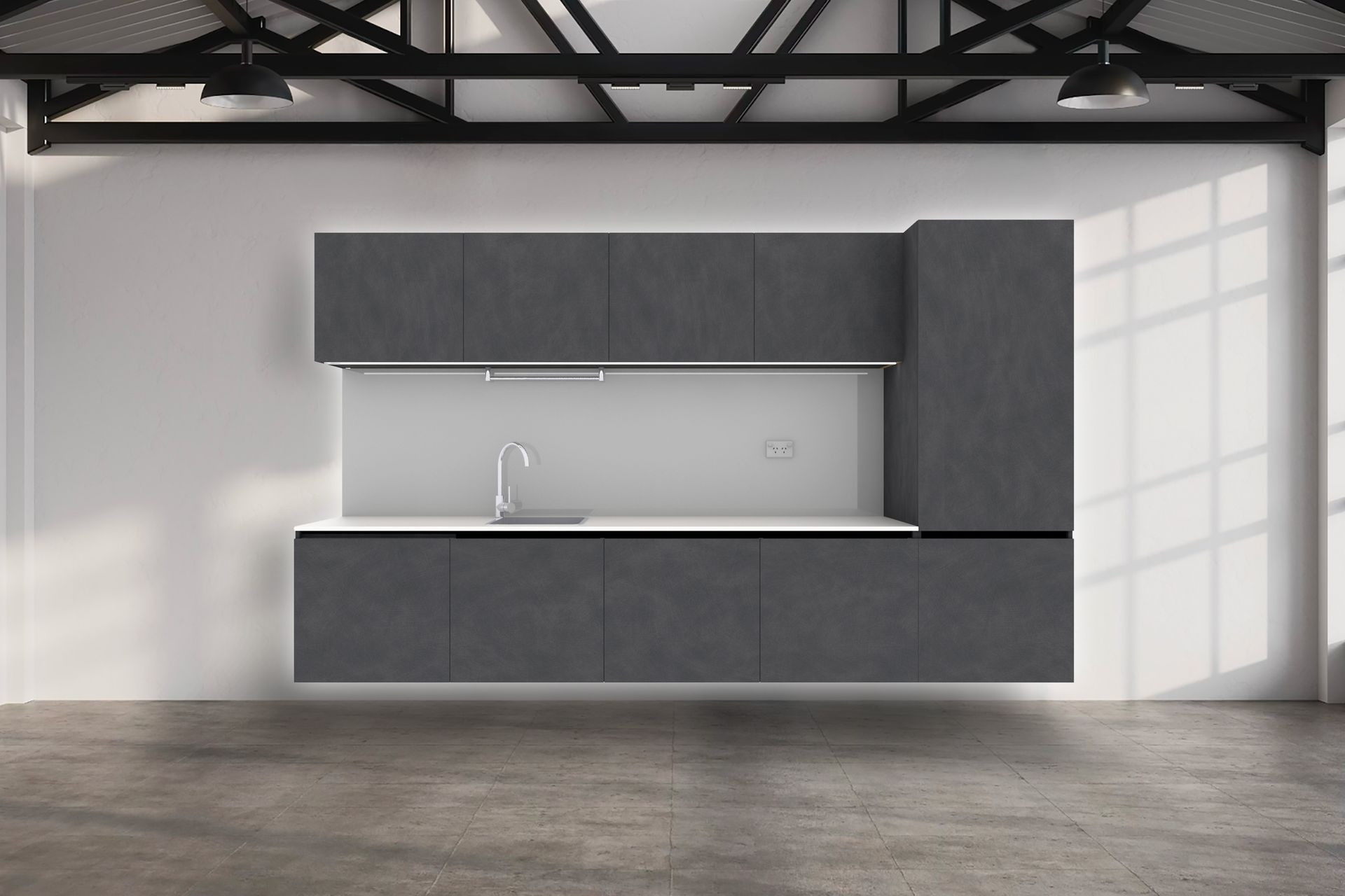 Optional appliances such as Robinhood cooktops, rangehoods, dishwashers and Panasonic microwaves.