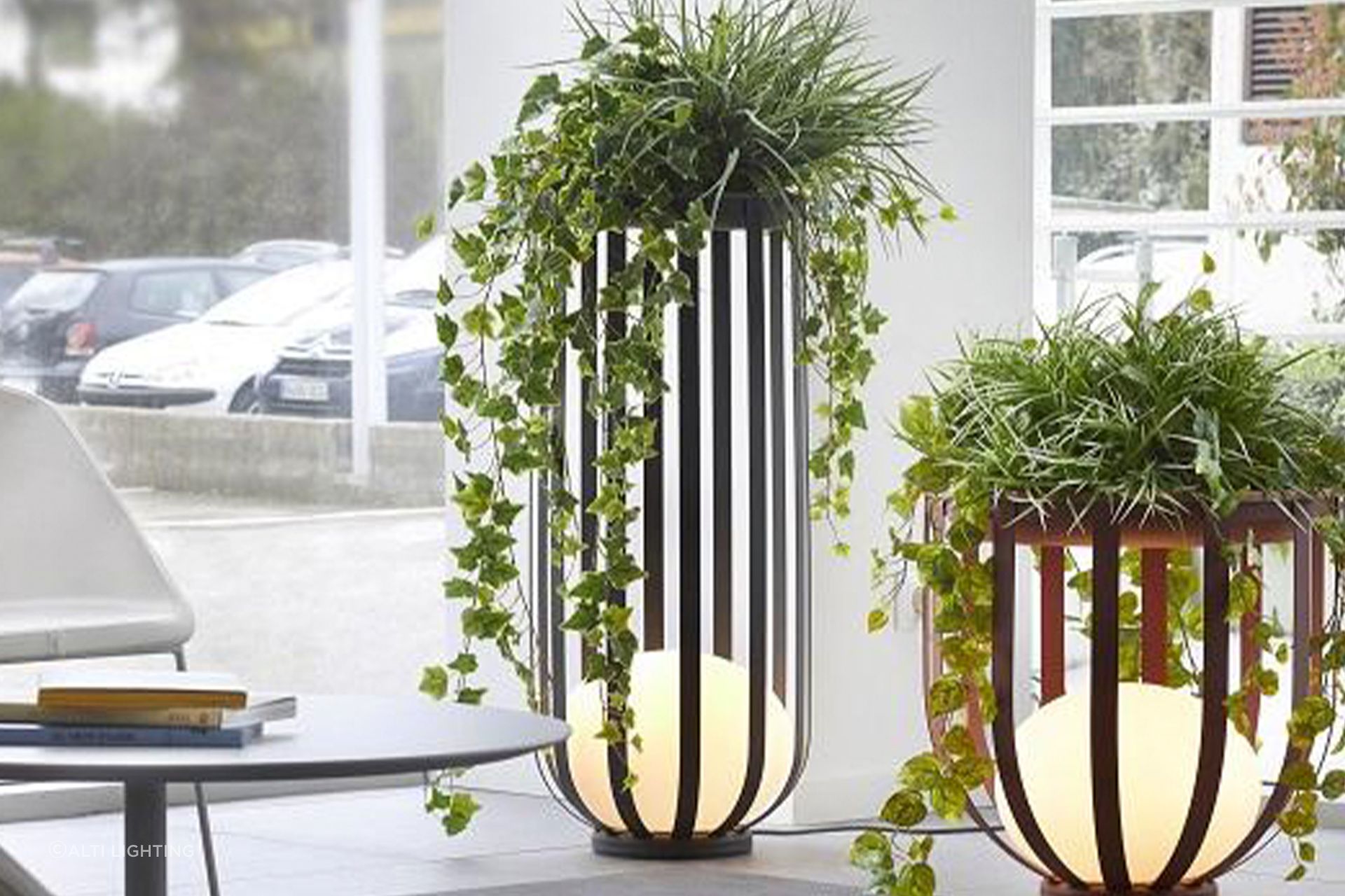 The Bols Tall Outdoor Floor Lamp will illuminate your outdoor space, while keeping your plants safe and secure.