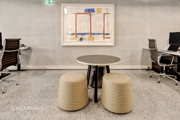 Motion ottomans provide flexibility for staff seeking a change of environment.