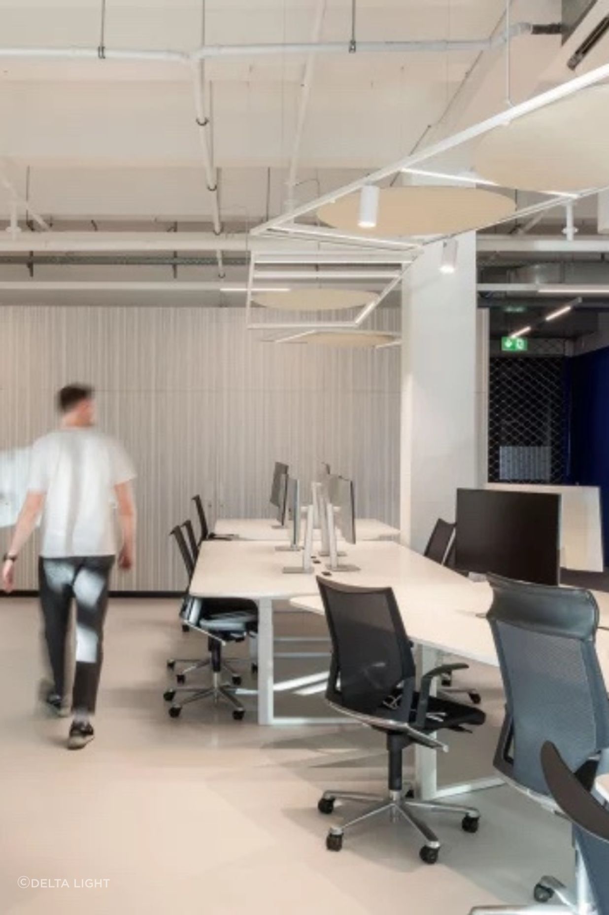 The headquarters of a non-dairy cheese manufacturer, Formo, utilised the Delta Light Soliscape 52.