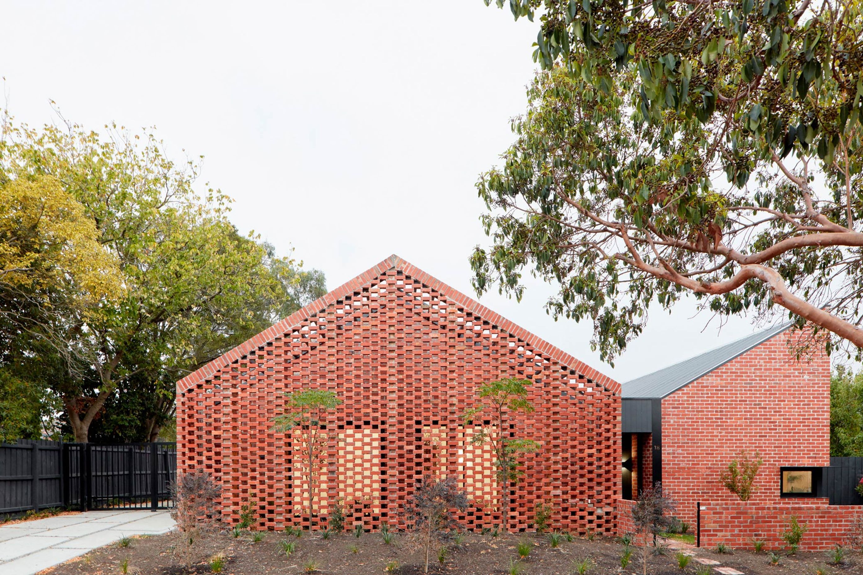 The recycled brick facade is a fantastic expression of style and sustainability - Photography: Tom Ross