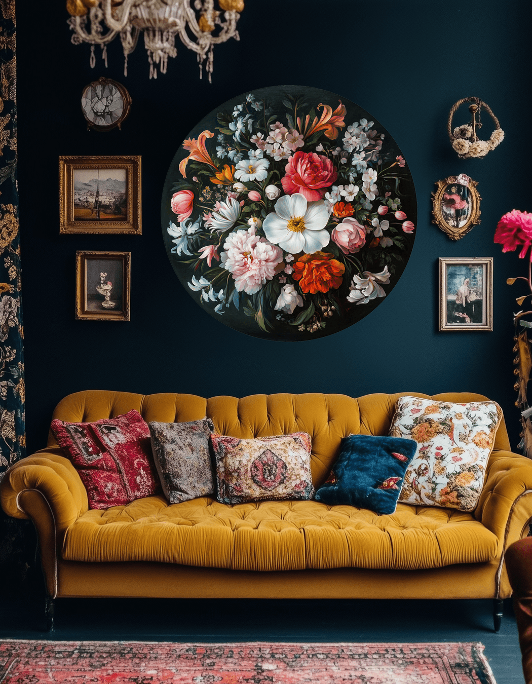 The Cirque Act One murals are large enough for impact, yet their format and easy application mean flexibility for homeowners.