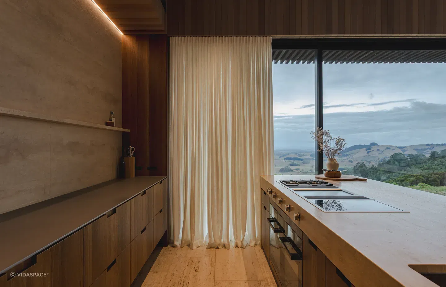 Maungakawa Home by King & Co + Gezellig Interiors + Noel Jessop Architecture | Smoked Arabica Timber Veneer