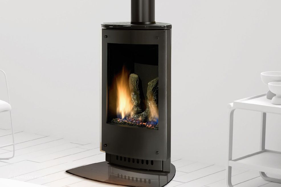 The VRTIKL by Horizon Fires offers a sleek design along with warmth and ambience.