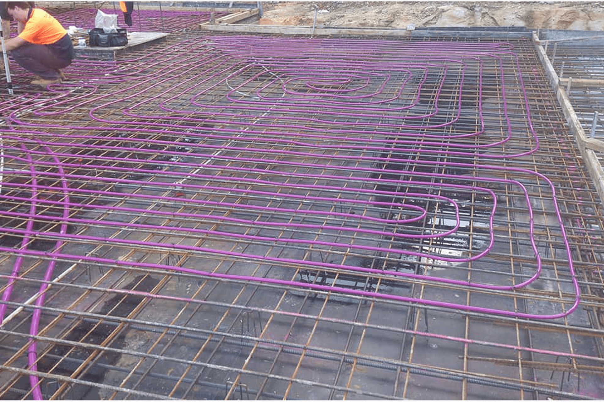 In-slab hydronic floor heating by Comfort Heat