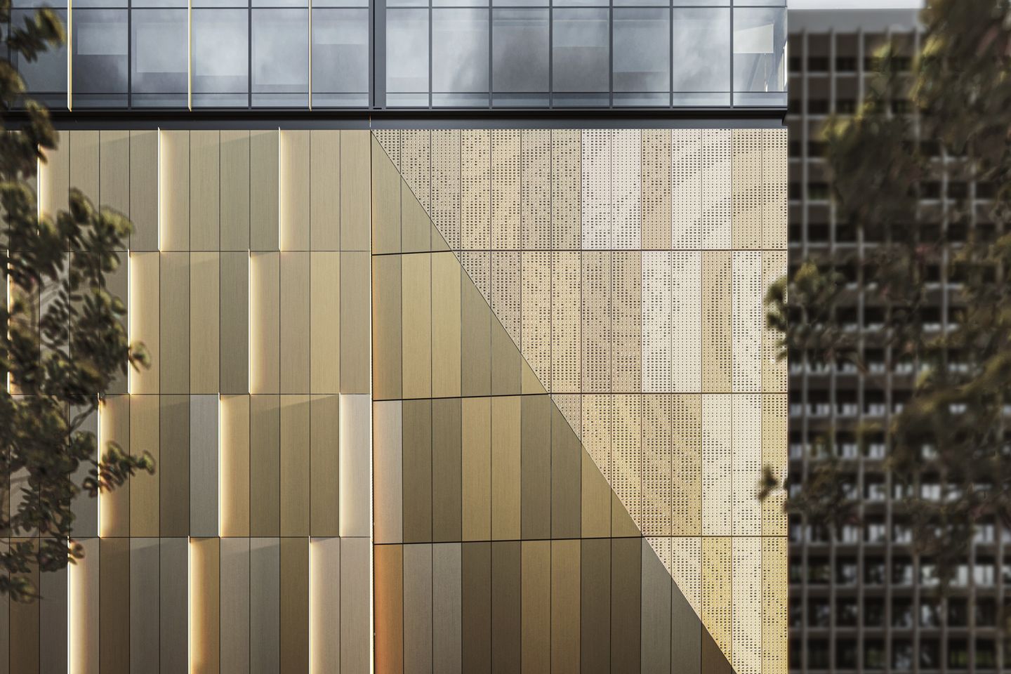 The air tightness of the façade solution provided for the Archives building will exceed the H1 requirements by a factor of 10.