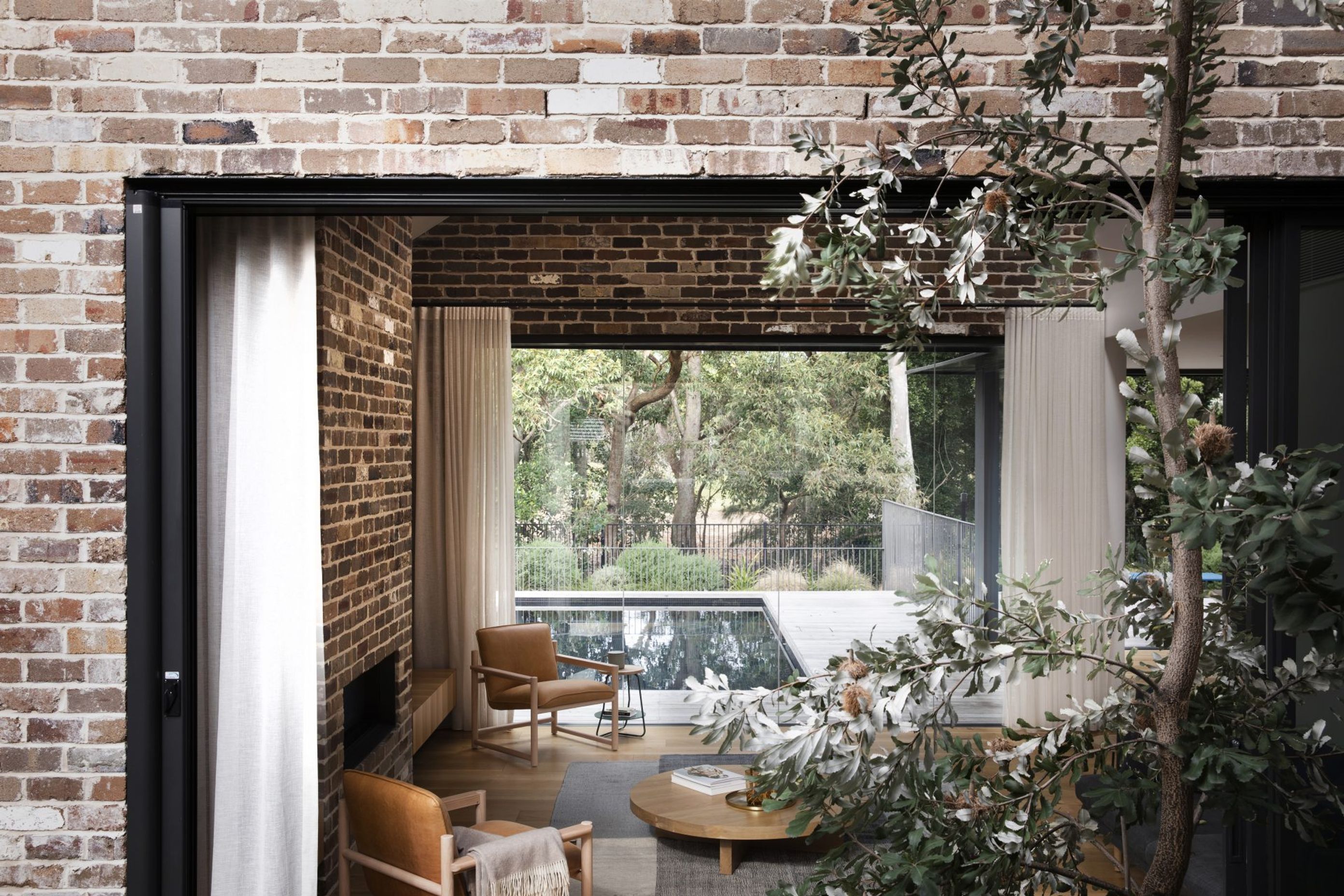 Indoor outdoor flow with some stunning Australian natives to enjoy - Photography: Chris Warnes