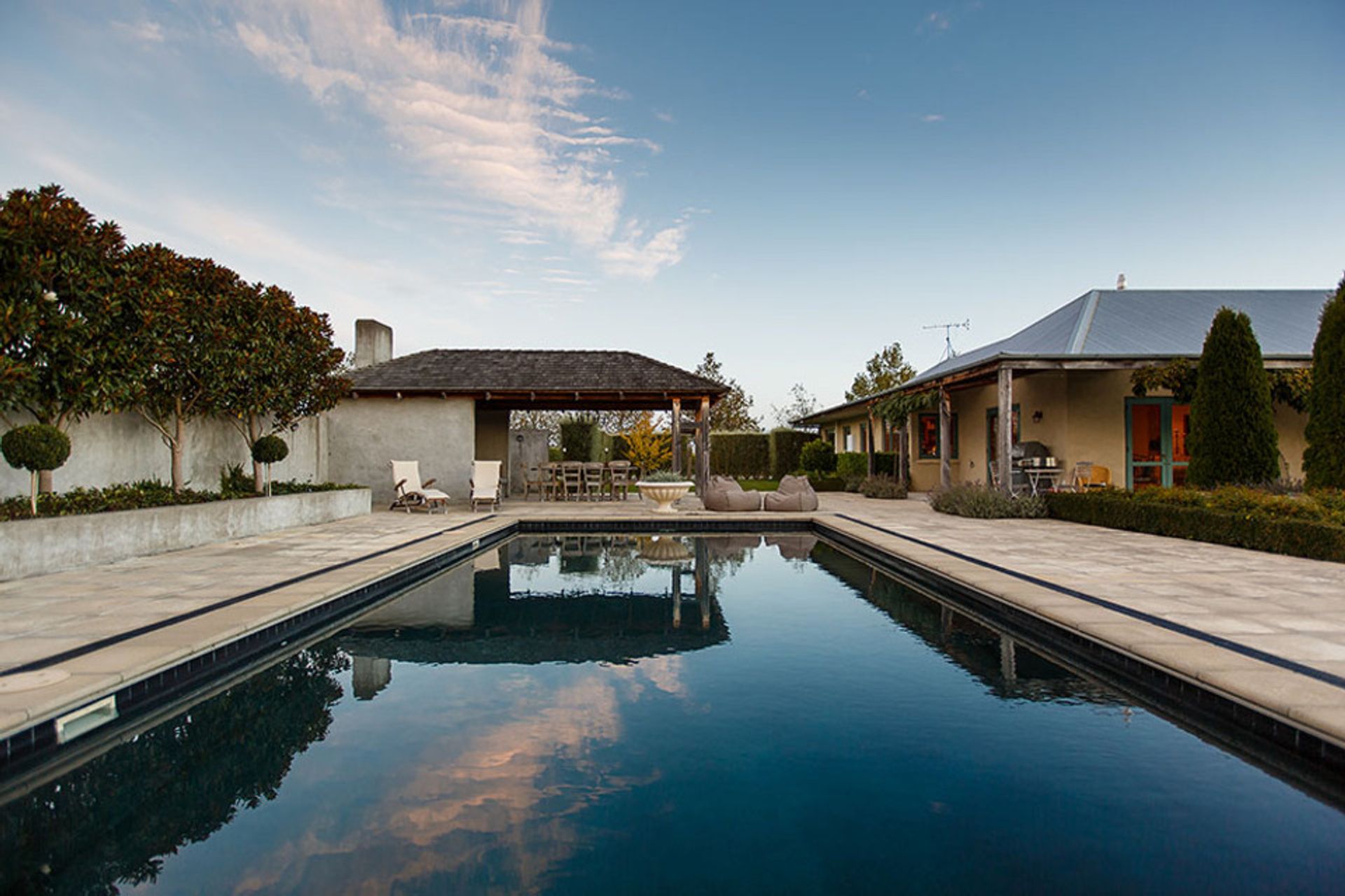 Aquanort's concrete pools are curated with raw materials sourced locally in New Zealand