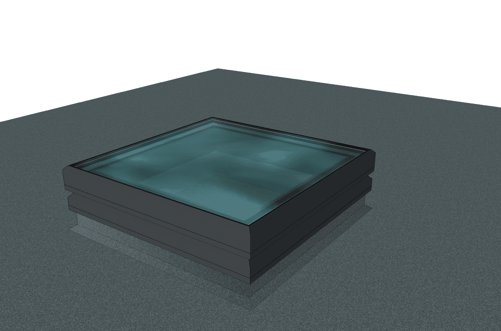 A render of the new Harmony skylight, seen from above.