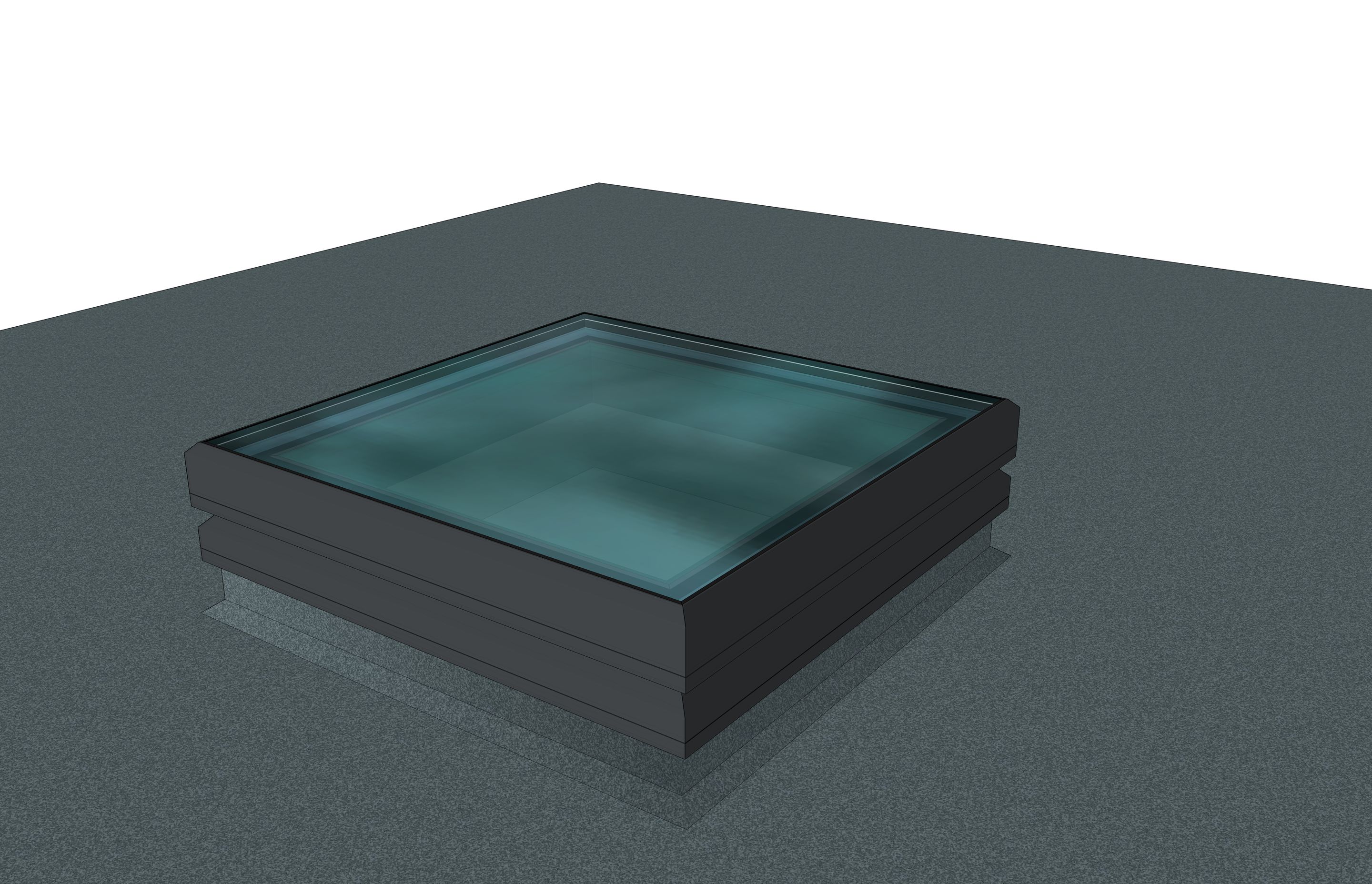 A render of the new Harmony skylight, seen from above.