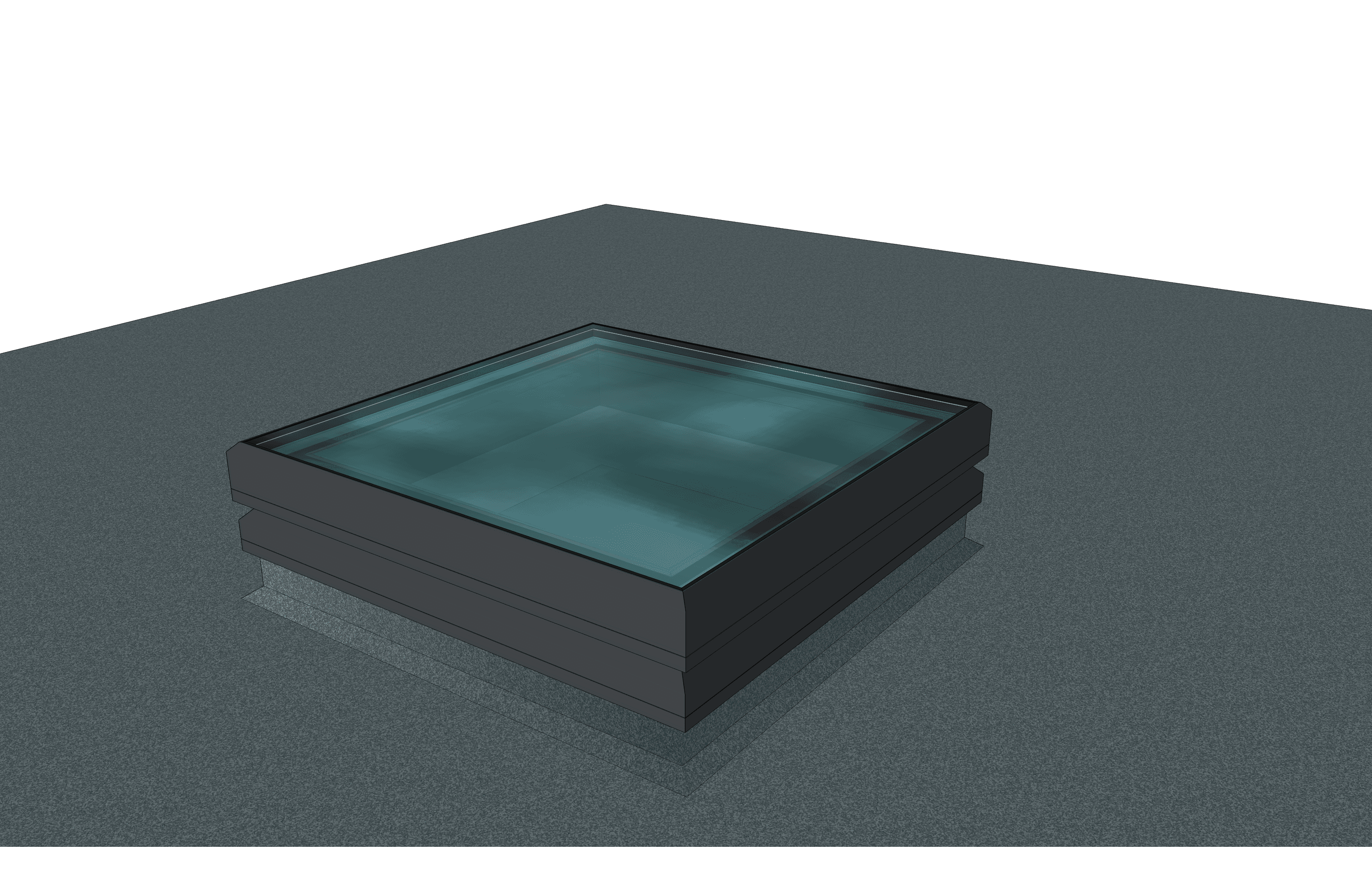 A render of the new Harmony skylight, seen from above.