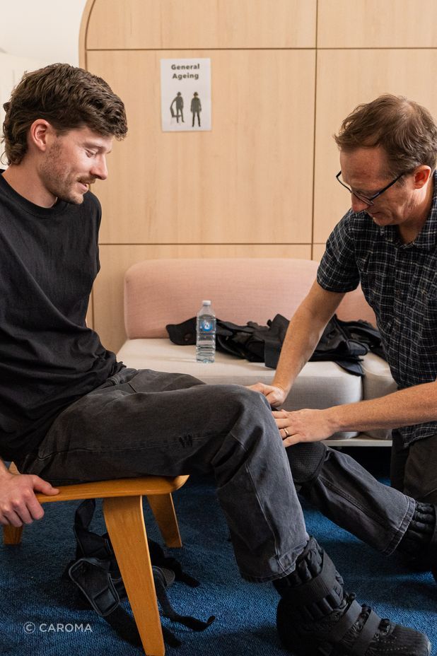 “The Caroma LiveWell Age Lab allows designers to literally experiment with ageing challenges, such as arthritis or vision impairment, so they can empathise on a fundamental level and design with purpose.”