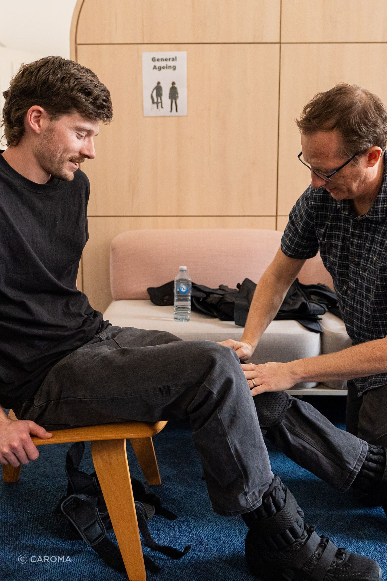 “The Caroma LiveWell Age Lab allows designers to literally experiment with ageing challenges, such as arthritis or vision impairment, so they can empathise on a fundamental level and design with purpose.”