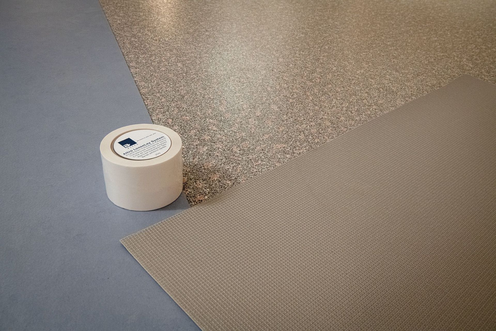 Altro's adhesive-free vinyl flooring is faster and easier to install and remove.
