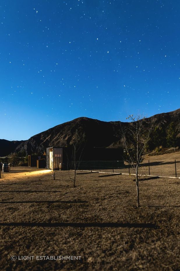 A starry view at Brian Boyles's Antimony Observatory in the Kawarau Gibbston Dark Sky Park in Queenstown.